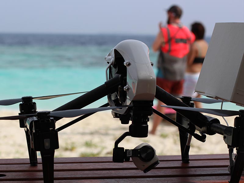Drone Operators On Set